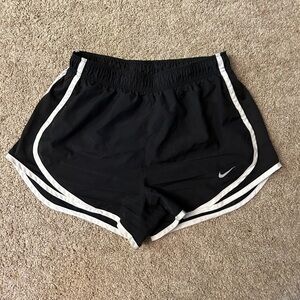 Nike Black and White Tempo Shorts